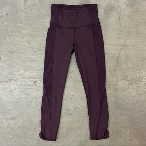 Lululemon Wunder Train High-Rise Crop Yoga Workout Athleisure Leggings